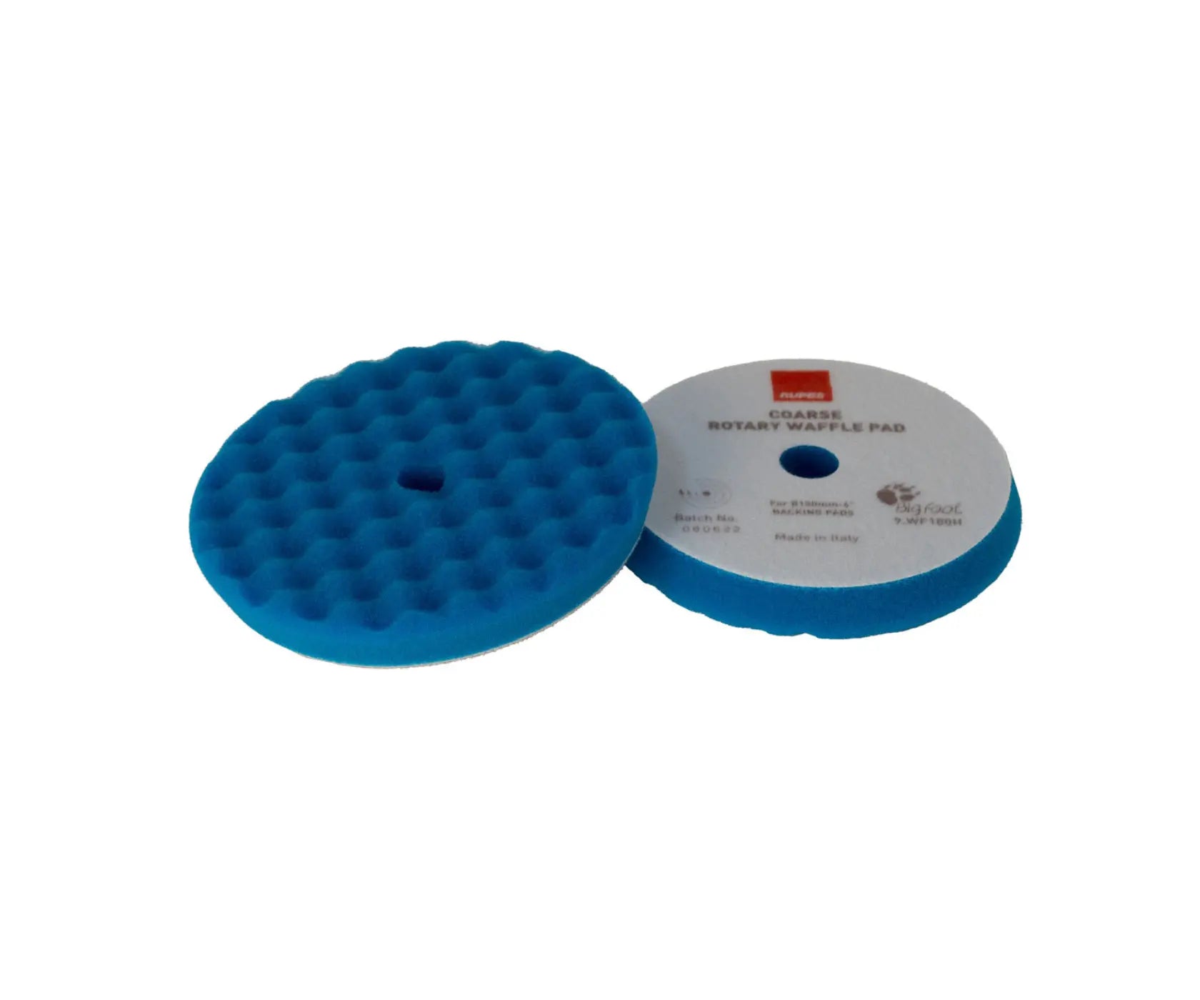 Rupes Tampone ondulato 9.WF180H per lucidatura 155mm blu