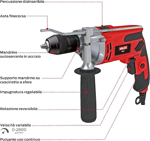 Valex Trapano Con Percussione T910