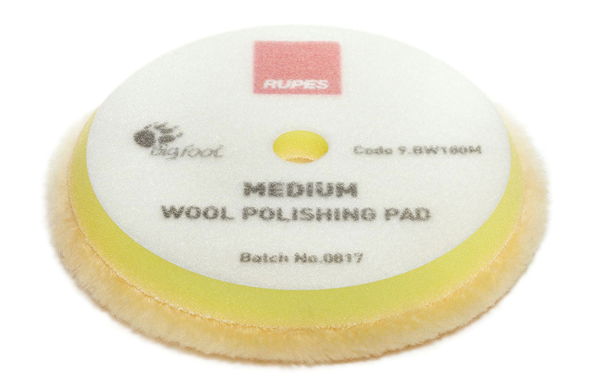 9.BW180M TAMPONI IN LANA MEDIUM PER ROTORBITALE, ROTOECCENTRICA E TRIPLA AZIONE