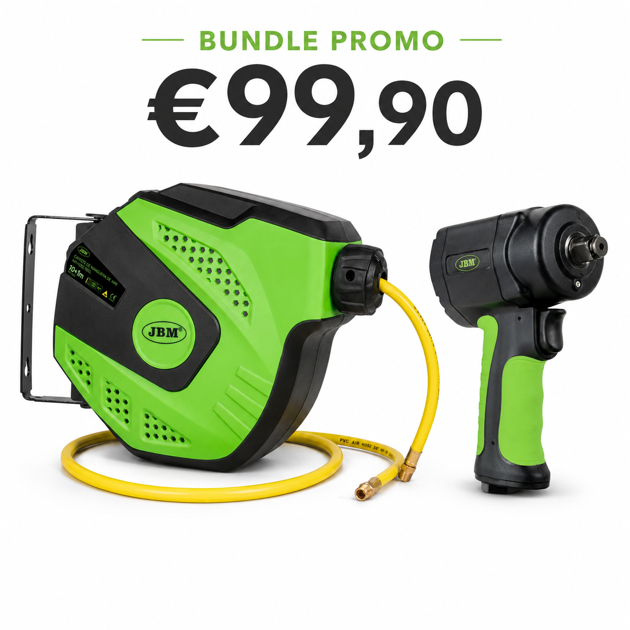 SET AVVOLGITUBO + AVVITATORE PENUMATICO 1220 NM | 53882 + 54770 ⭐️ FUORITUTTO ⭐️