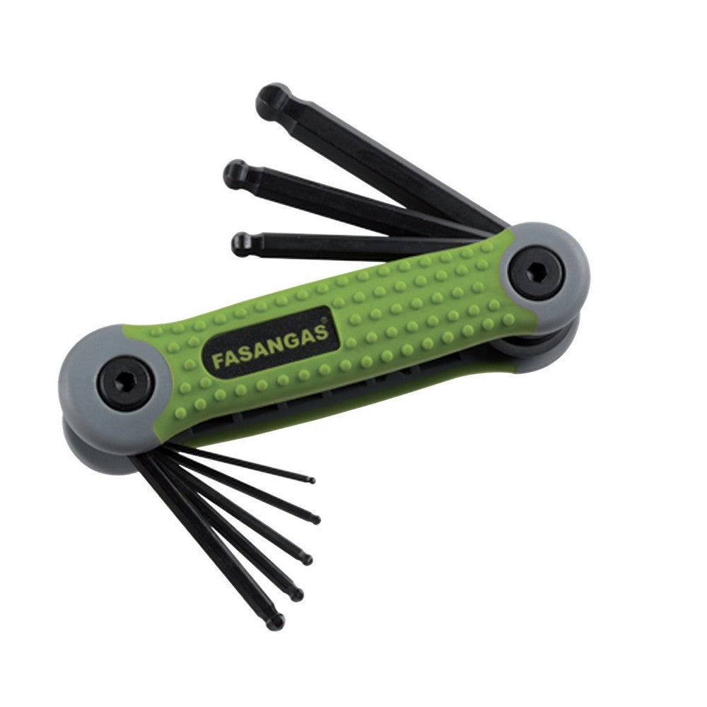 FG 139C/FS SET CHIAVI MASCHIO ESAGONALI PIEGATE CON IMPRONTA SFERICA