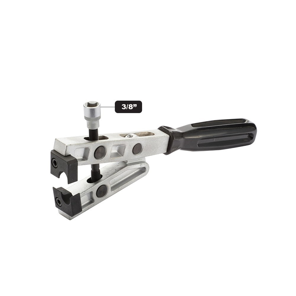 FG 172/GO2 PINZA PER FASCETTE OETIKER, CON BATTENTI FRONTALI E LATERALI