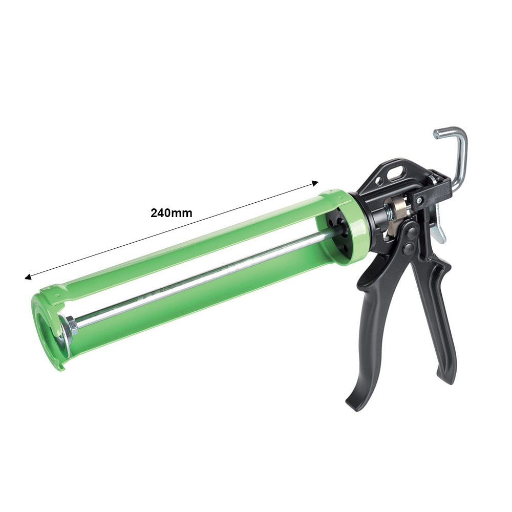 FG 493/N PISTOLA PER SILICONE CON CORPO IN ACCIAIO, MOD. SEMPLICE