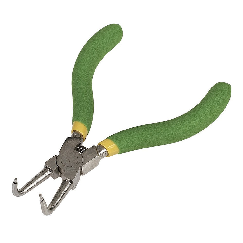 FG 54/ PINZE A BECCHI CURVI 90° PER ANELLI ELASTICI INTERNI