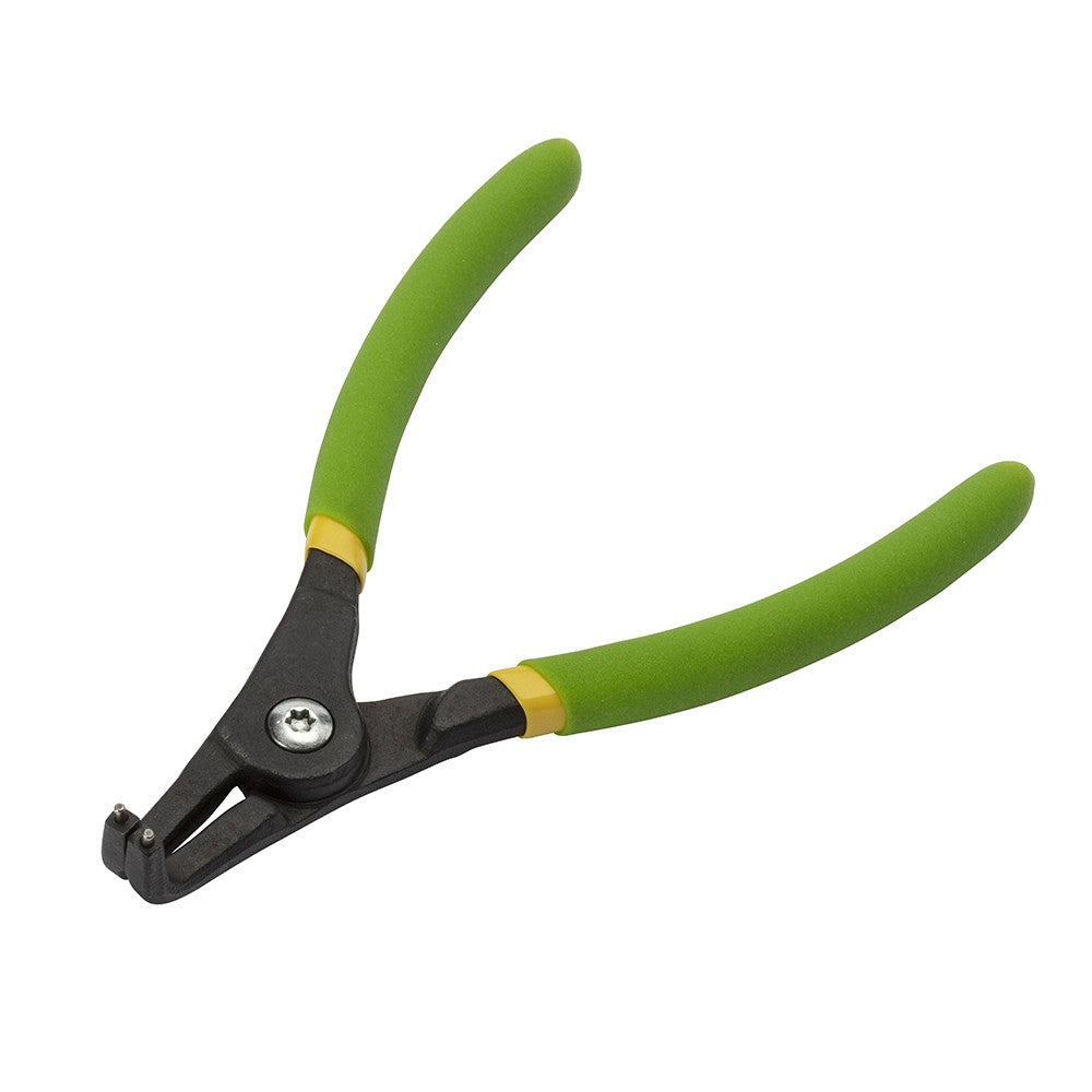 -FG 56/ PINZE A BECCHI CURVI 90° PER ANELLI ELASTICI ESTERNI, DOTATE DI PUNTA AD INSERTO RINFORZATO PER ANELLI DI GRANDE TENUTA