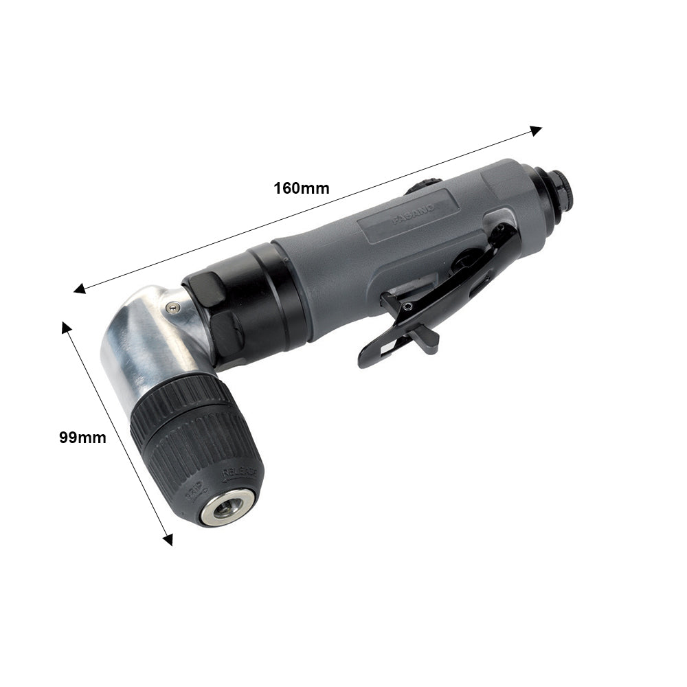 Trapano pneumatico angolare con mandrino auto-serrante 1-10mm | FGA 332/AN