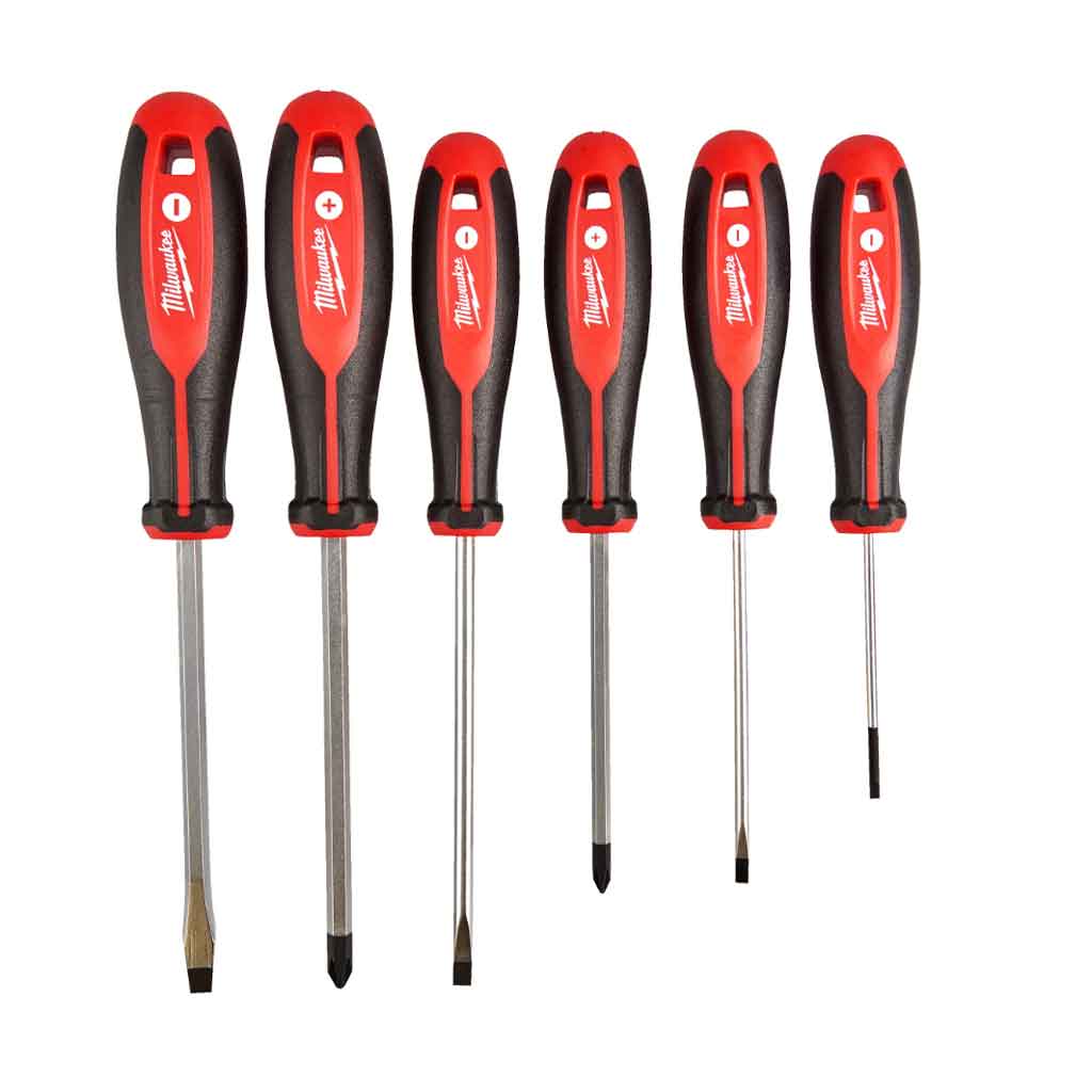 Milwaukee 4932471807 - Set giraviti - 6 pezzi cacciaviti magnetici