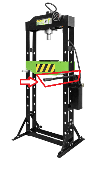LEVA PER PRESSA DA OFFICINA 20/30 TONNELLATE (RIF. 53590/53684) | 15048