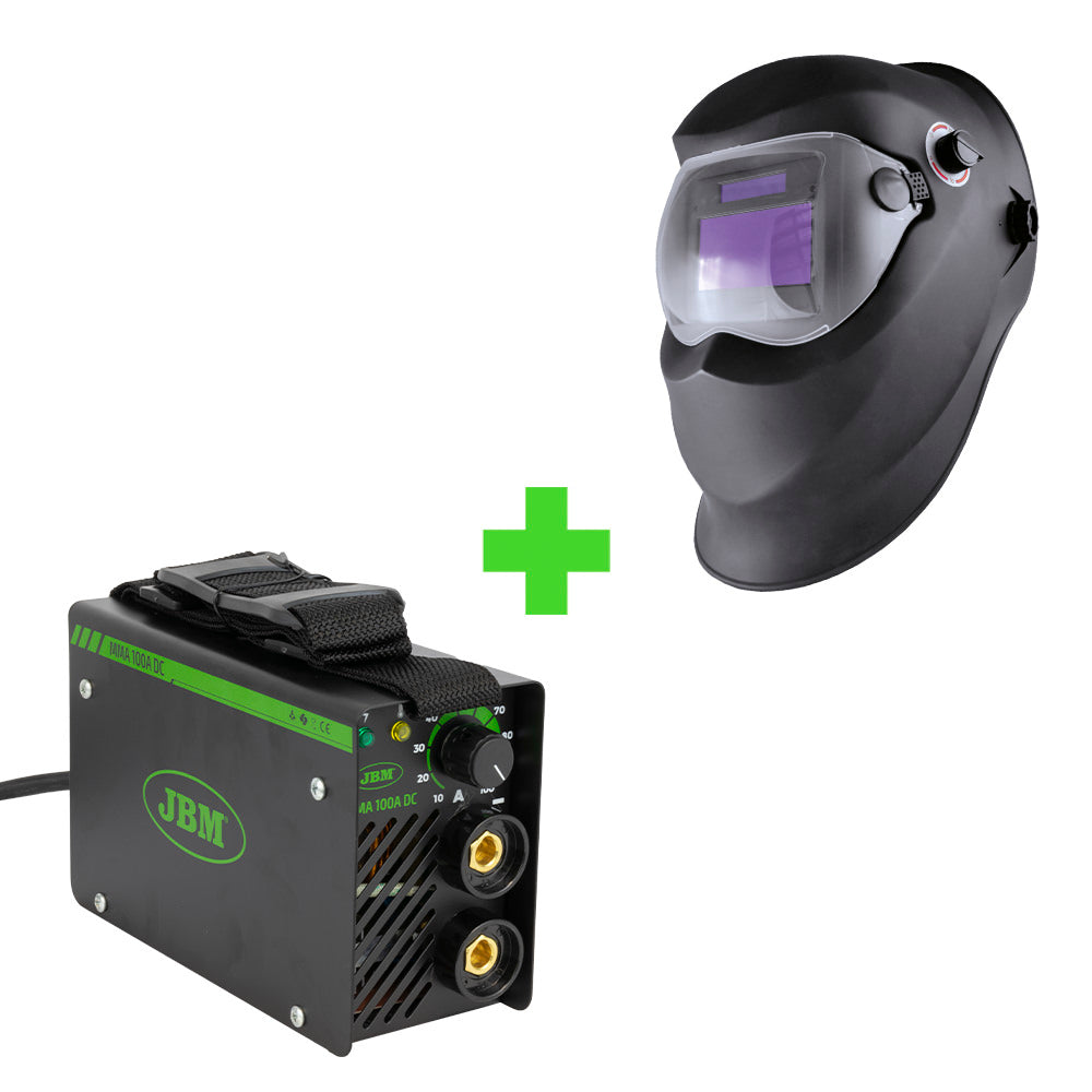 PROMO-53981 APPARECCHIO PER SALDATURA MANUALE AD ARCO ELETTRICO + CASCO PER BRASATURA | PROMO-53981
