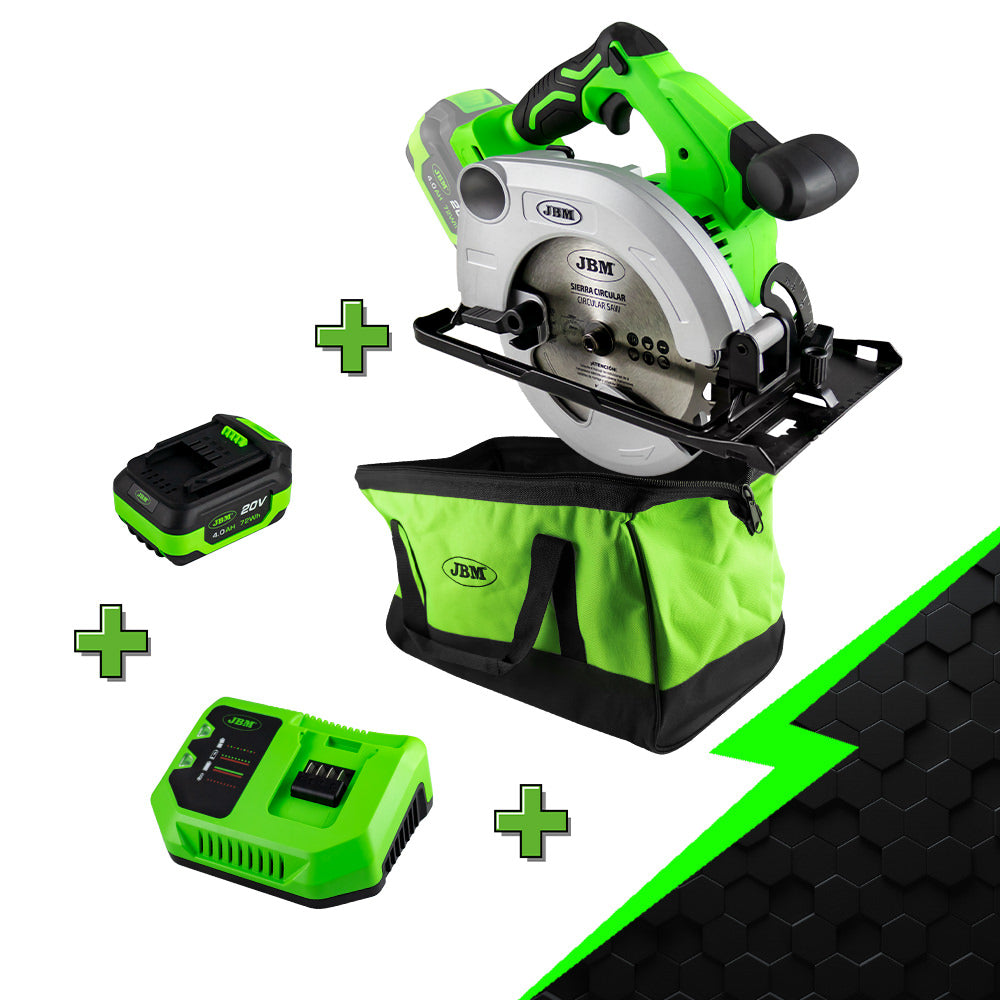 PROMO ELECTR: SEGA CIRCOLARE CON MOTORE BRUSHLESS 60007 + 60013 + 60016 + 53782 | PROMO-60007A