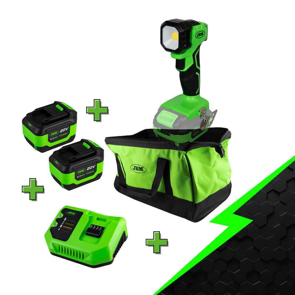 PROMO ELECTR: TORCIA DA LAVORO PORTATILE 60035 + X2 60013 + 60016 + 53782 | PROMO-60035C