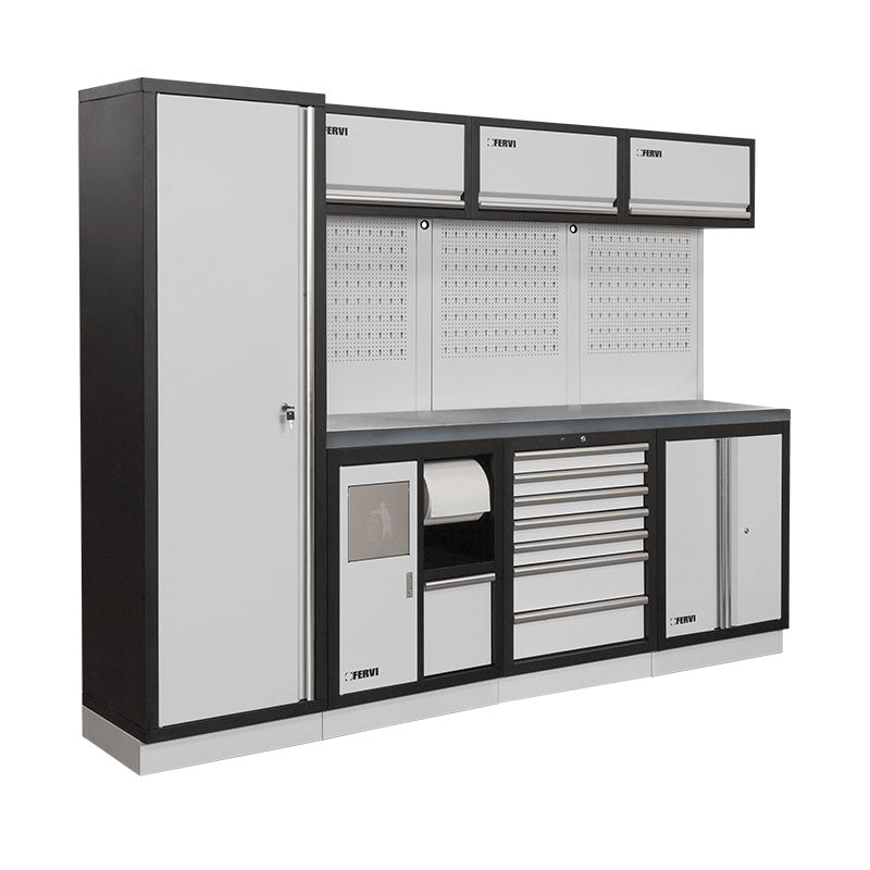ARREDAMENTO PER OFFICINA FERVI + 290 UTENSILI INCLUSI | A008G ⭐️ FUORITUTTO ⭐️