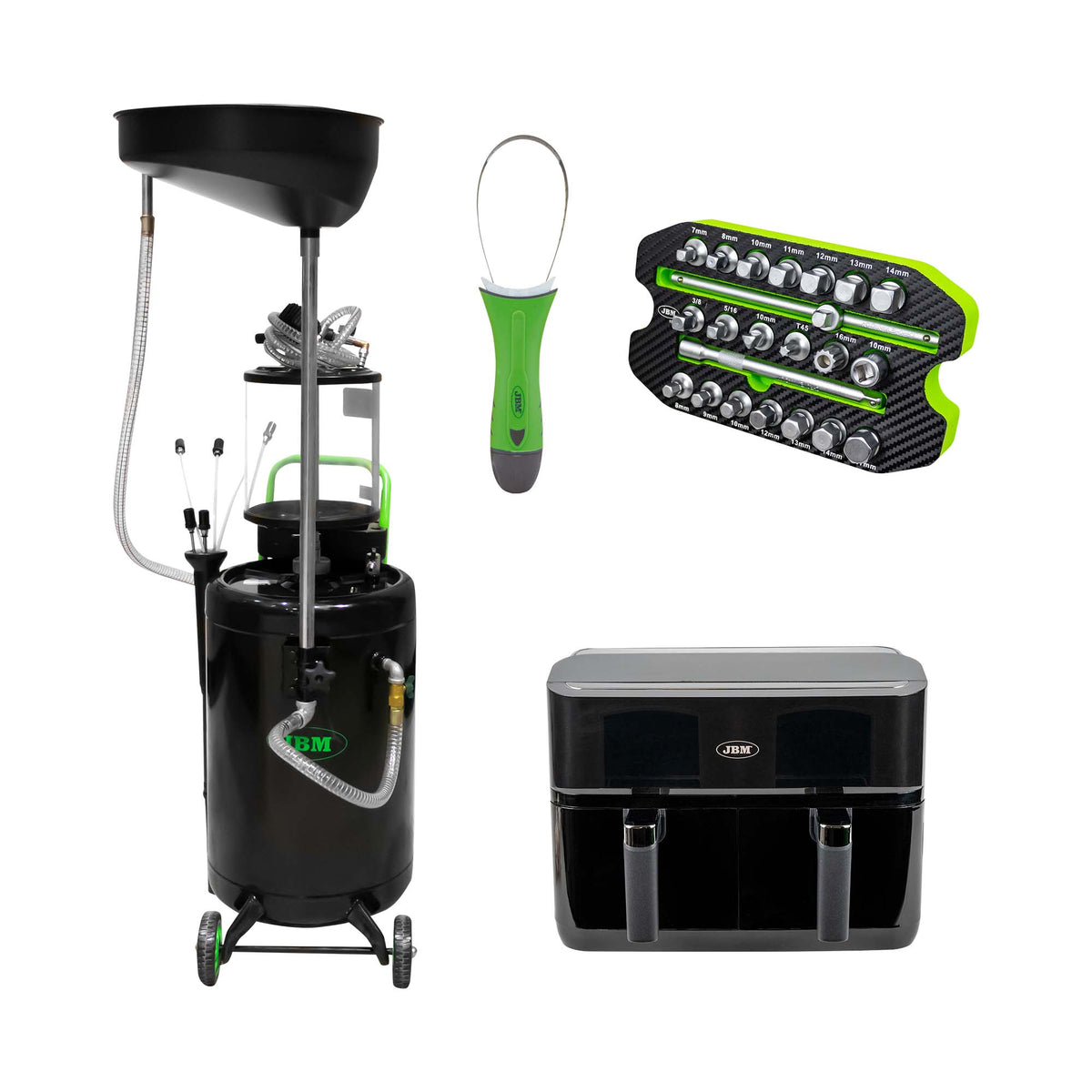 RACCOGLITORE OLIO + MODULO EVA SET DI BUSSOLE PER TAPPI CARTER 22PCS + ESTRATTORE FILTRI | SERIE429F