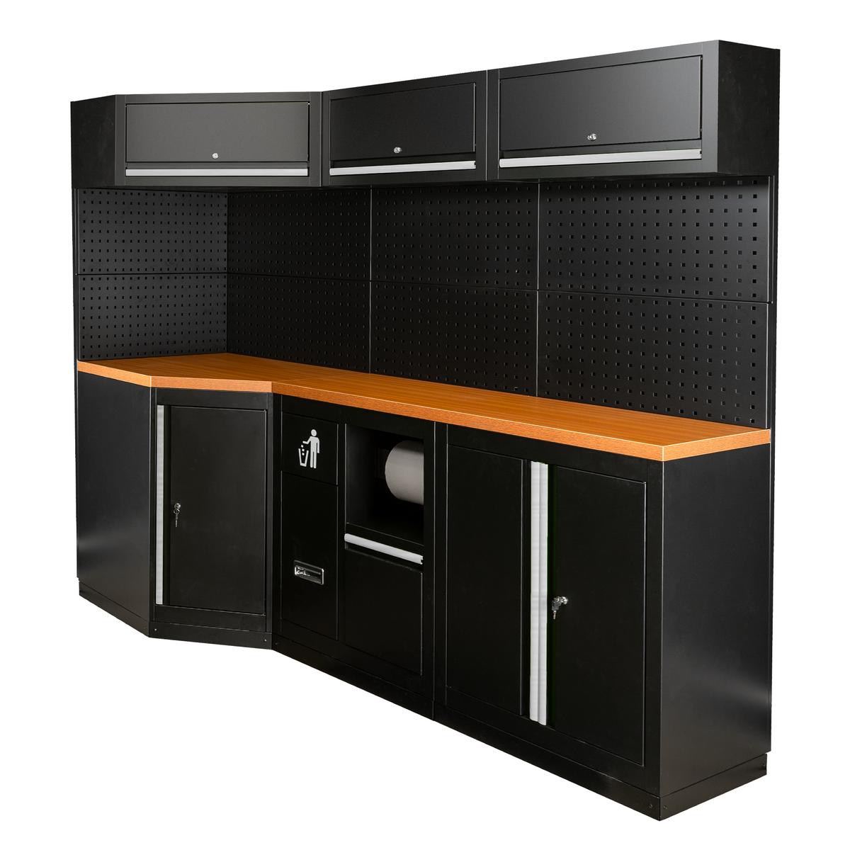 SET DI MOBILI MODULARI (22PCS) - ARGENTO | SERIE518S