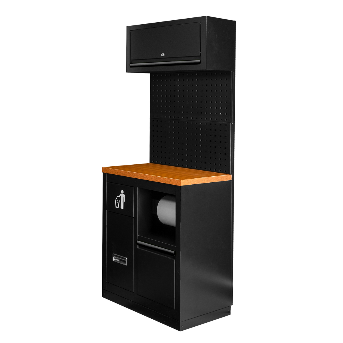 SET DI MOBILI MODULARI (7 PEZZI) - NERO | SERIE524K