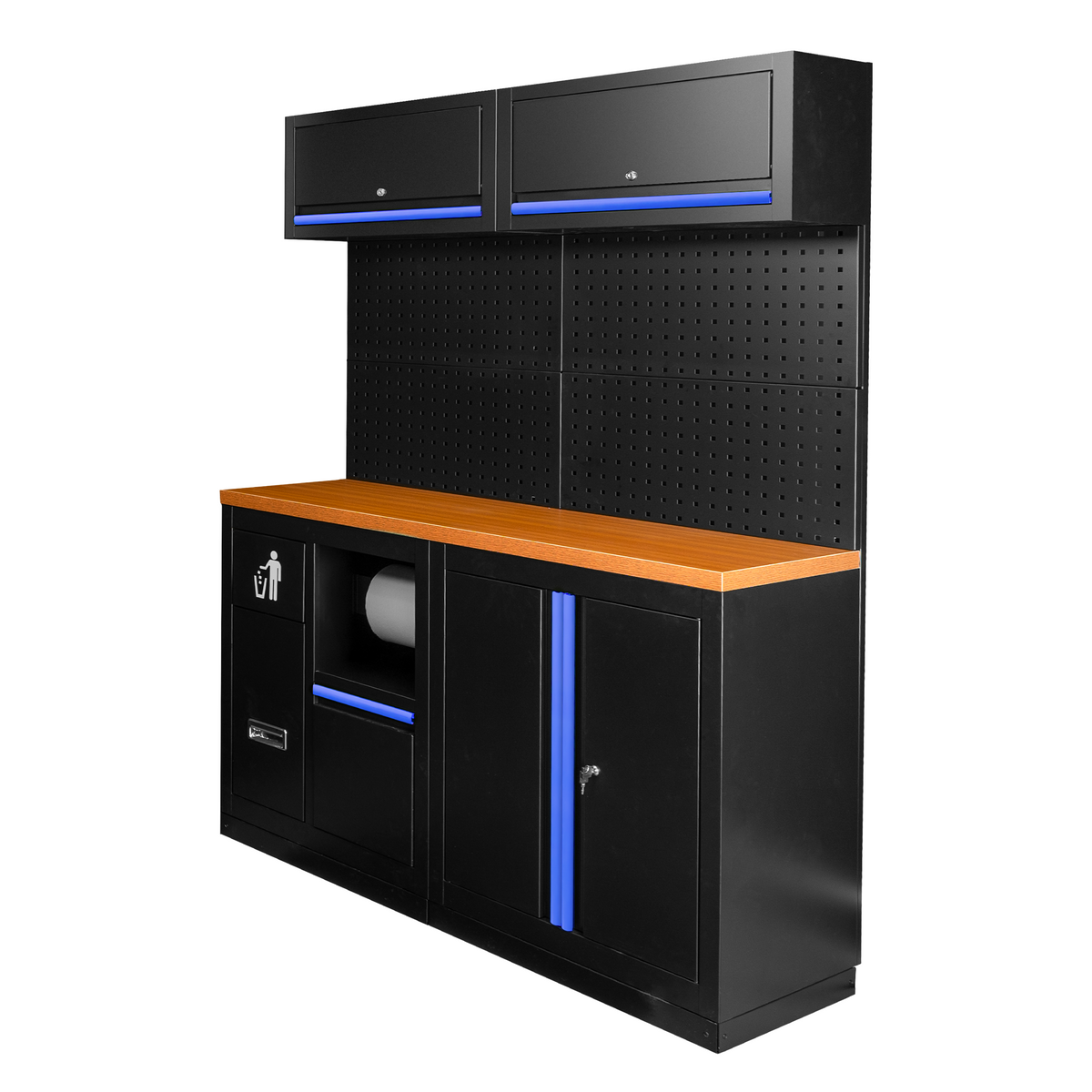 SET DI MOBILI MODULARI (12 PEZZI) - BLU | SERIE527B