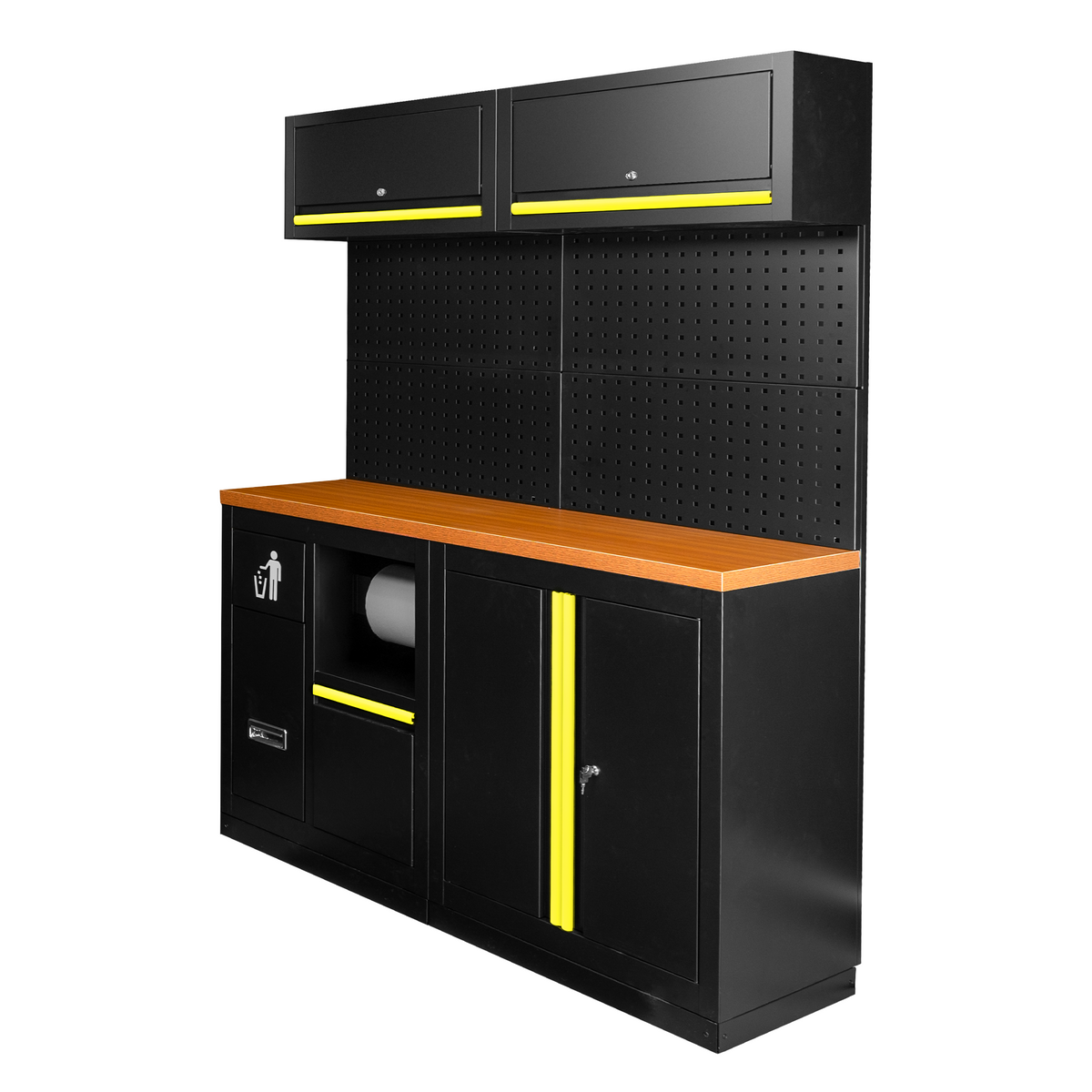 SET DI MOBILI MODULARI (12 PEZZI) - GIALLO | SERIE527Y