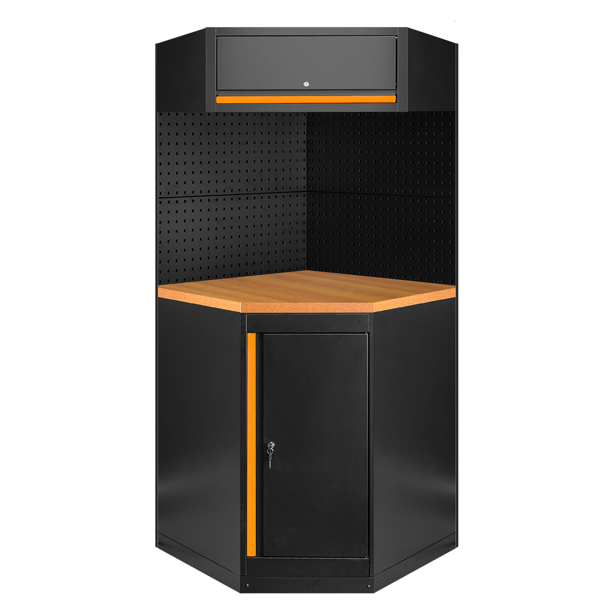 SET DI MOBILI MODULARI (11 PEZZI) - ARANCIONE | SERIE528O