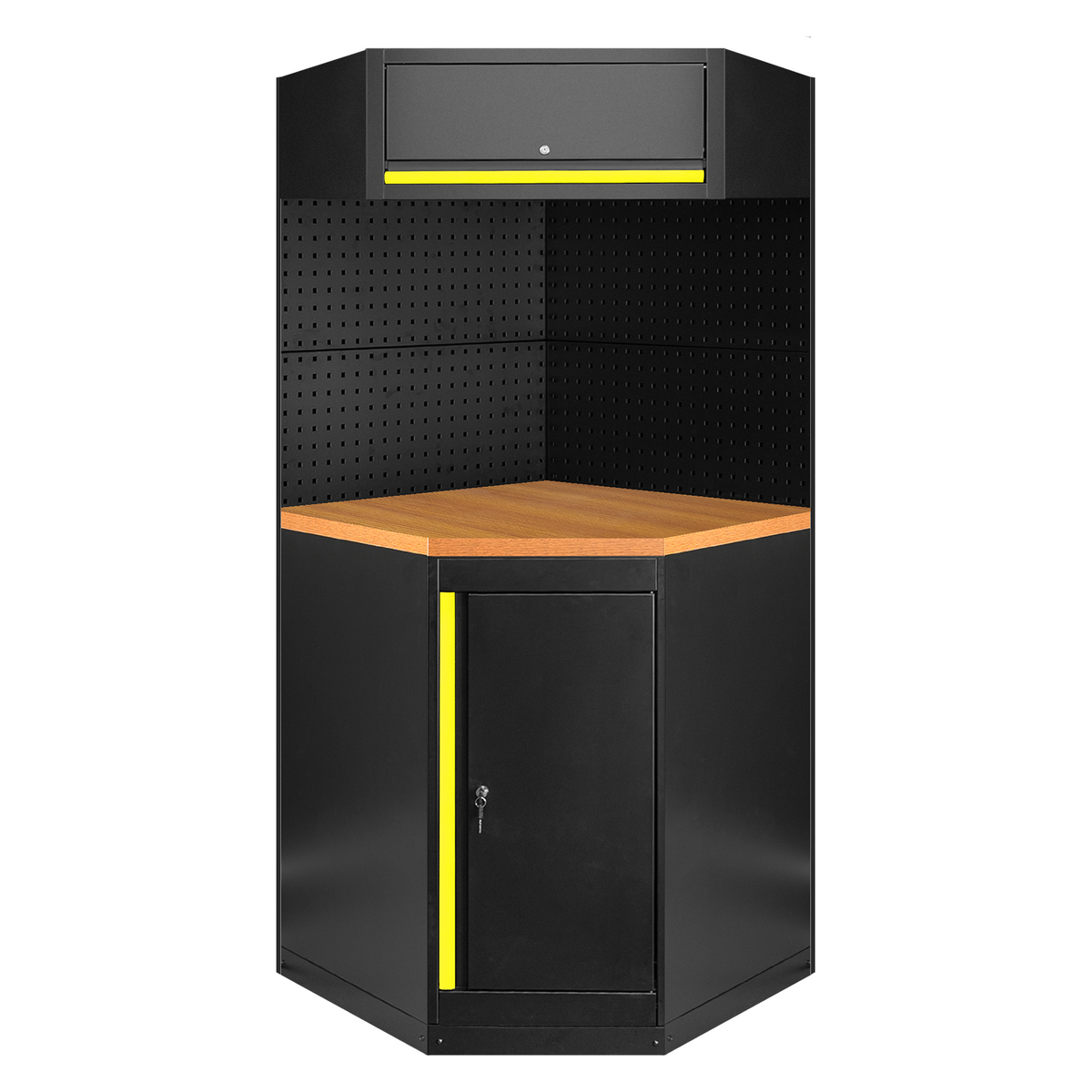 SET DI MOBILI MODULARI (11 PEZZI) - GIALLO | SERIE528Y