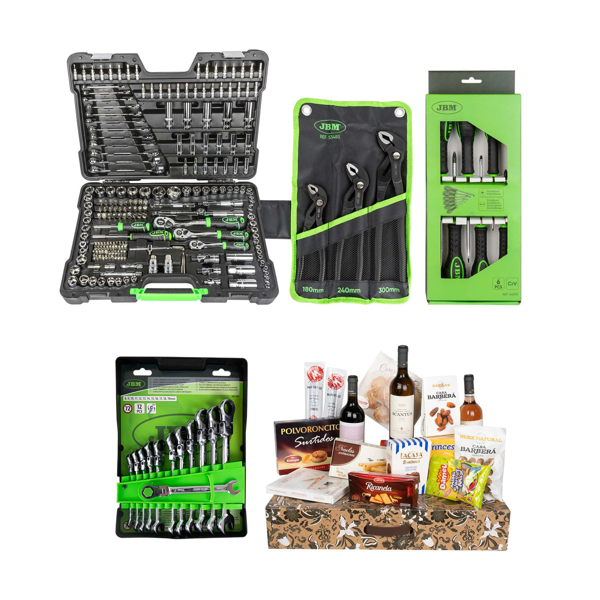 51318 SET DI 12 CHIAVI + 54045 VALIGETTA DI UTENSILI DA 216 PEZZI + 53483 SET DI 3 PINZE + 54070 | SERIE536C