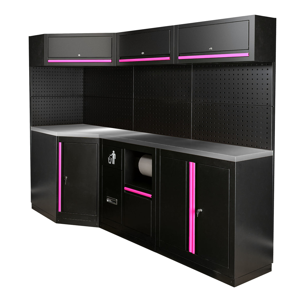 SET DI MOBILI MODULARI (22PCS) - ROSA | SERIE589P