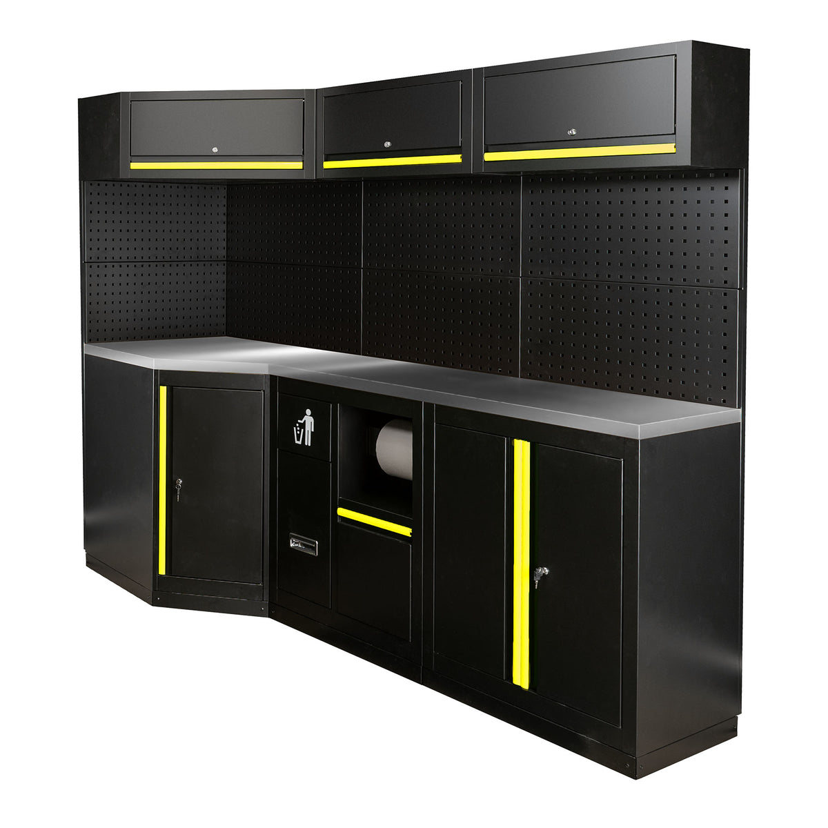 SET DI MOBILI MODULARI (22PCS) - GIALLO | SERIE589Y