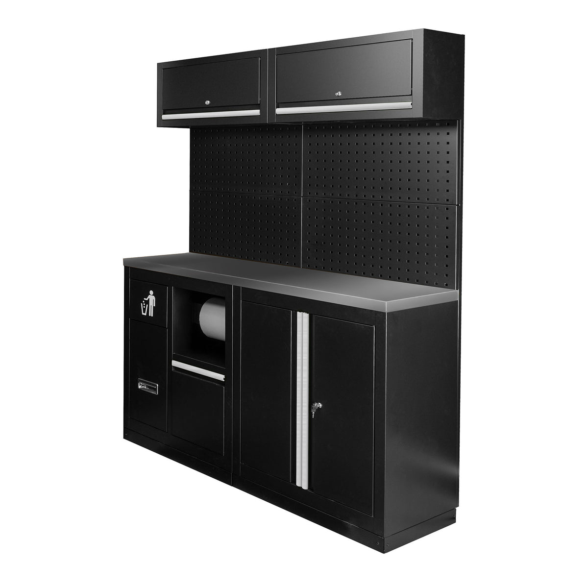 SET DI MOBILI MODULARI (12 PEZZI) - ARGENTO | SERIE590S