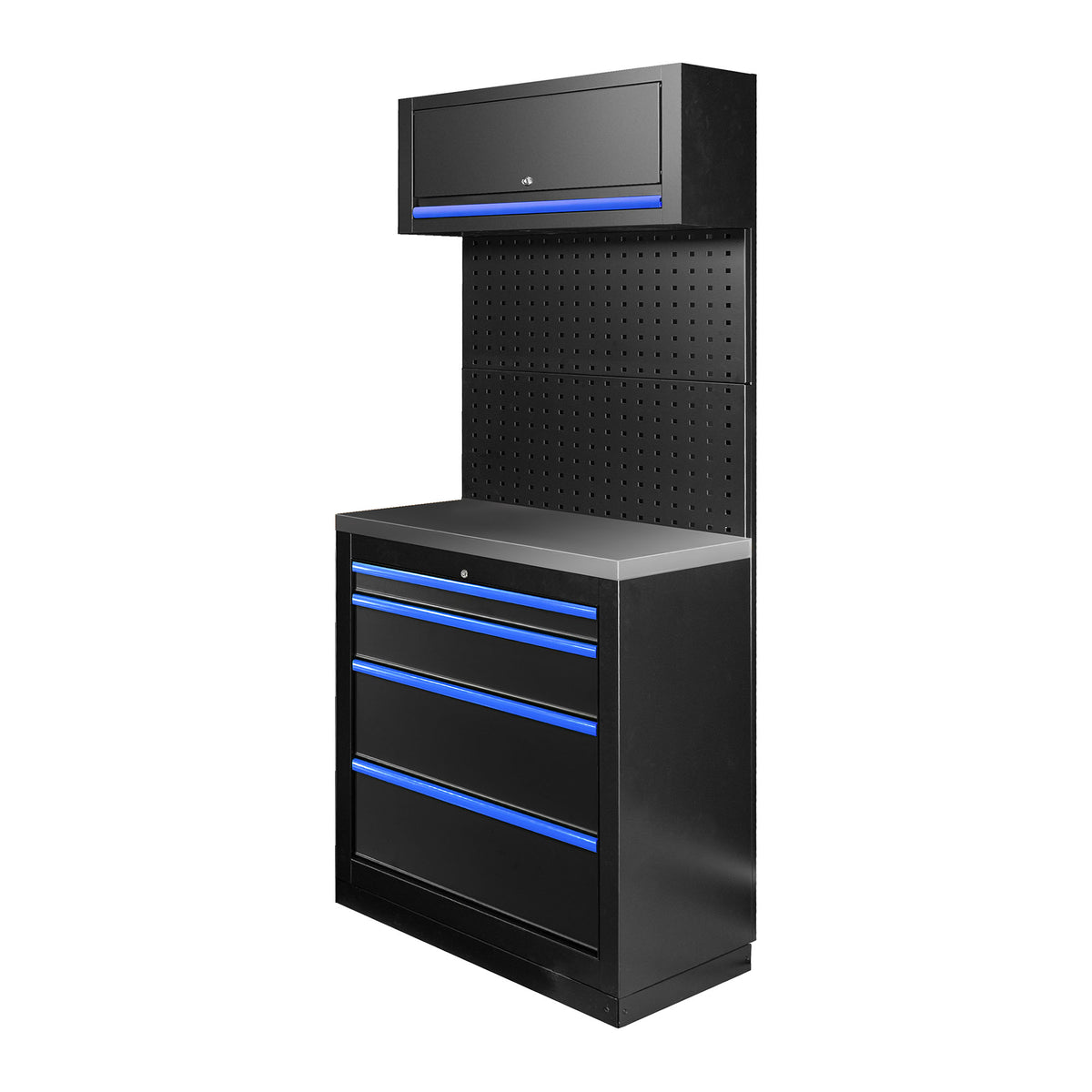 SET DI MOBILI MODULARI (7 PEZZI) - BLU | SERIE593B