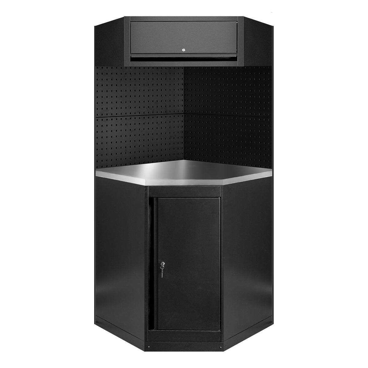 SET DI MOBILI MODULARI (11 PEZZI) - NERO | SERIE594K