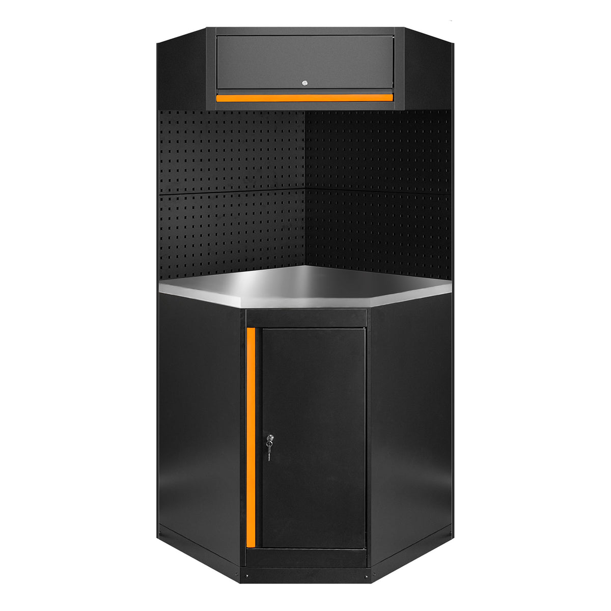 SET DI MOBILI MODULARI (11 PEZZI) - ARANCIONE | SERIE594O