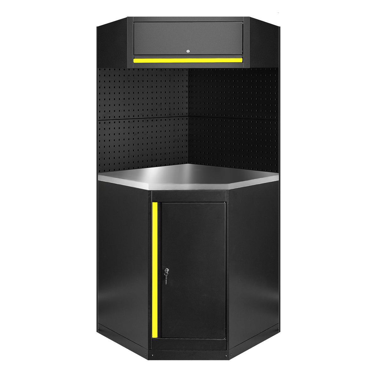 SET DI MOBILI MODULARI (11 PEZZI) - GIALLO | SERIE594Y