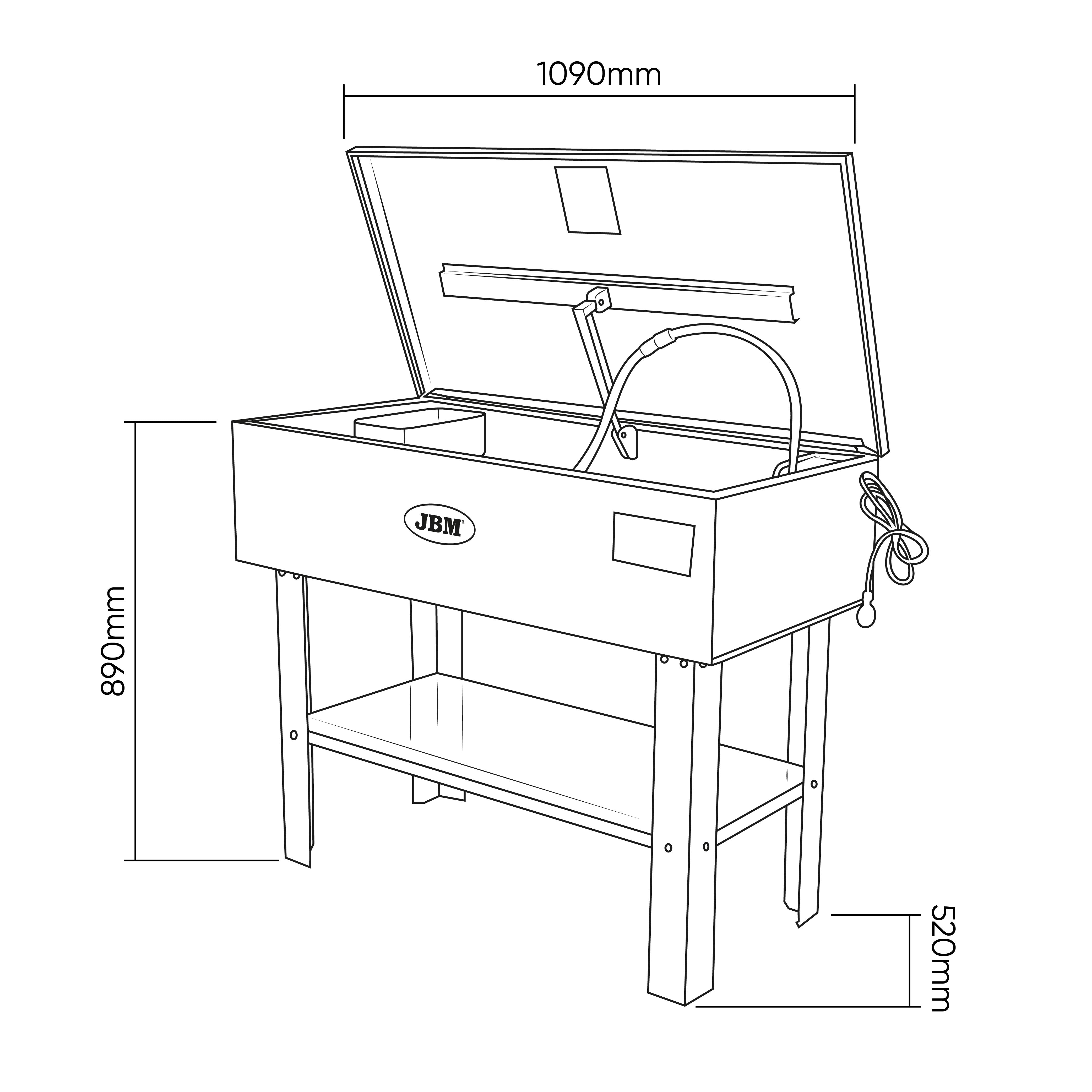 PULITRICE DI PEZZI 150L-52980