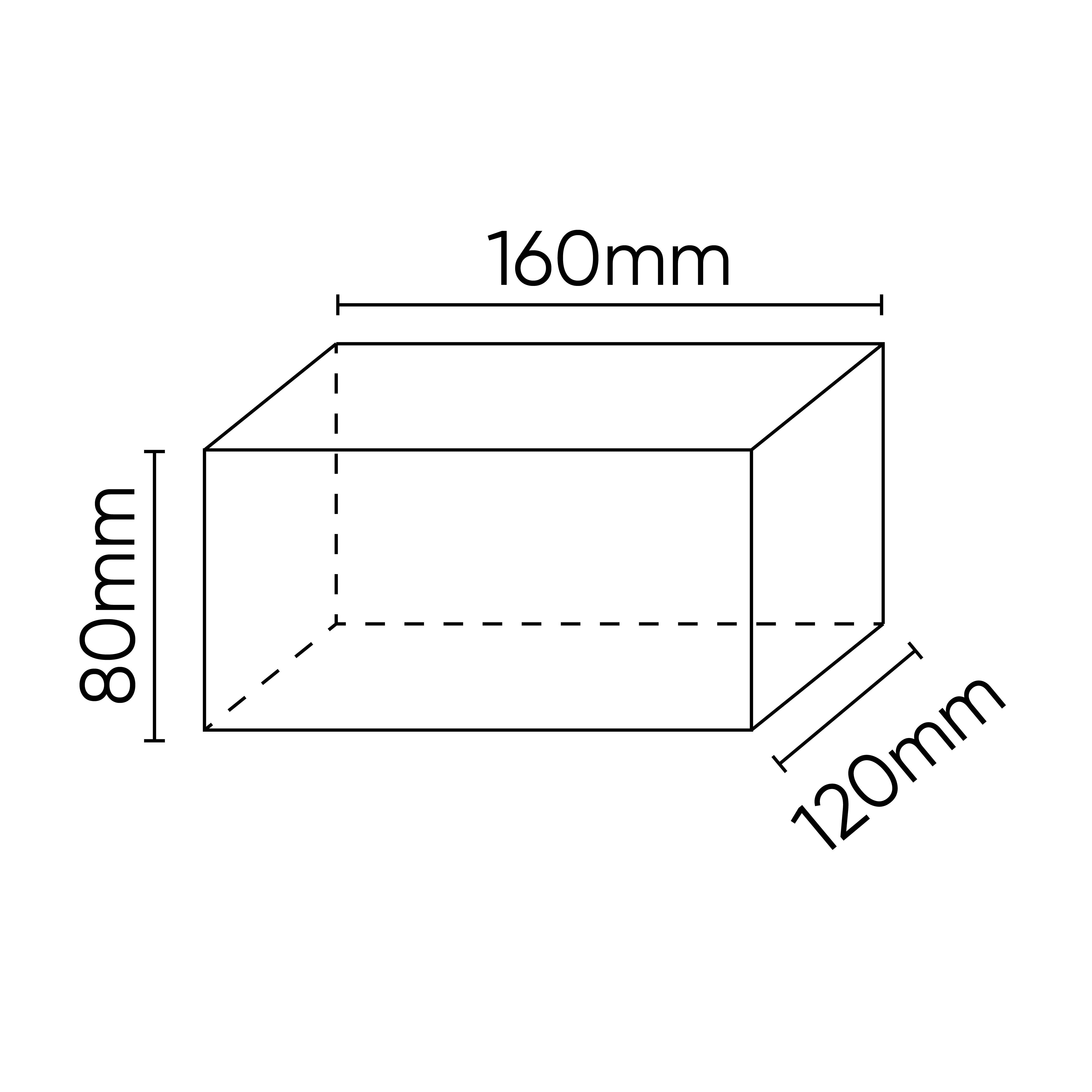 54353-TAMPONE IN GOMMA PER PONTE SOLLEVATORE 160X120X80MM
