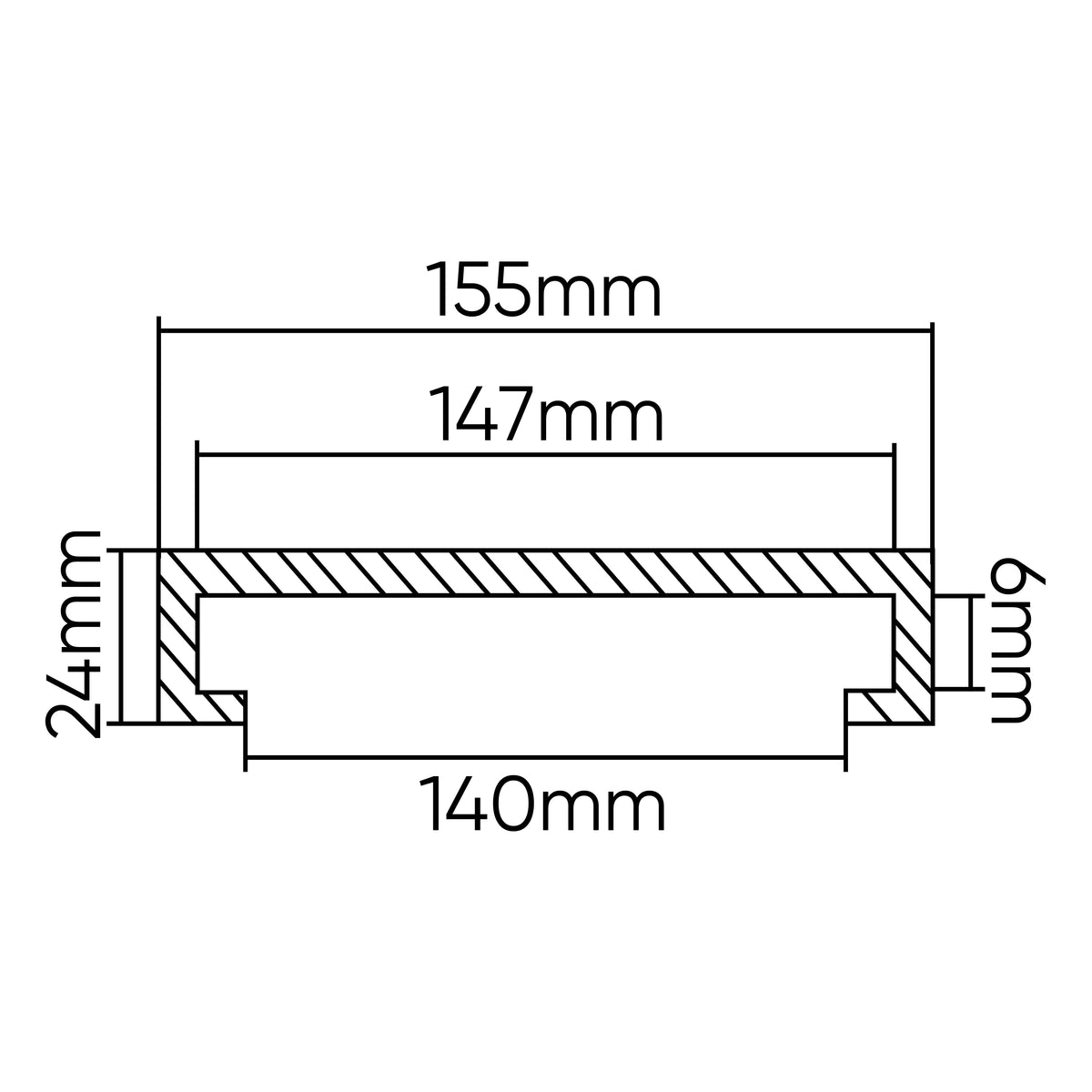 TAMPONE IN GOMMA PER PONTE SOLLEVATORE ISTOBAL/VELYEN 155MM | 54363
