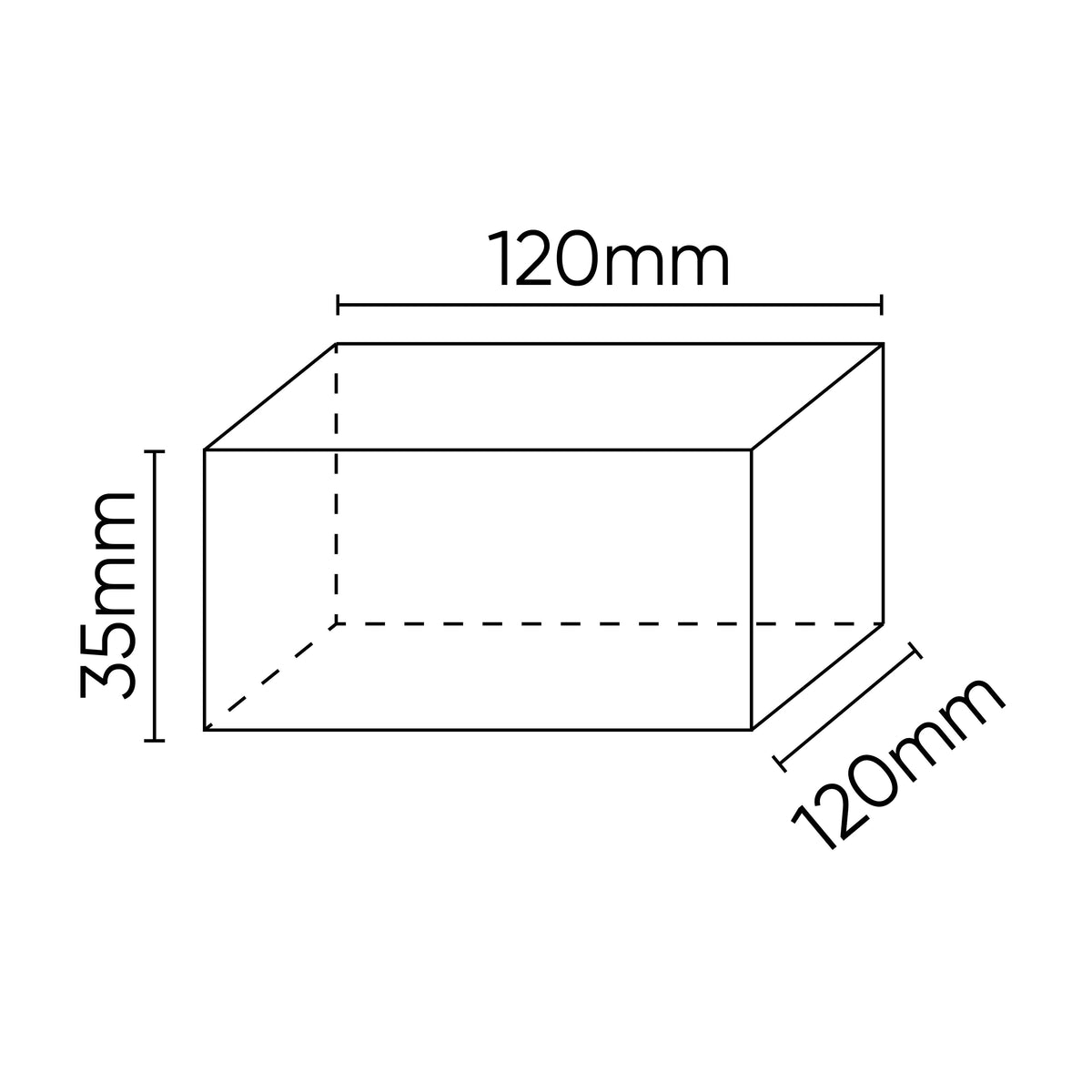 TAMPONE IN GOMMA PER PONTE SOLLEVATORE120X120X35MM | 54483