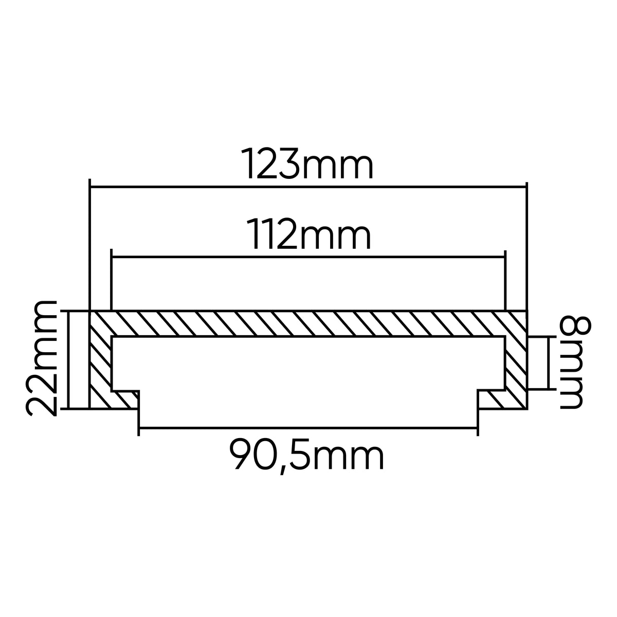 TAMPONE IN GOMMA PER PONTE SOLLEVATORE ROTARY 123MM | 54487