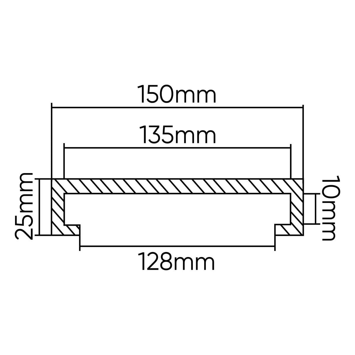 TAMPONE IN GOMMA PER PONTE SOLLEVATORE RAVAGLIOLI 150MM | 54488