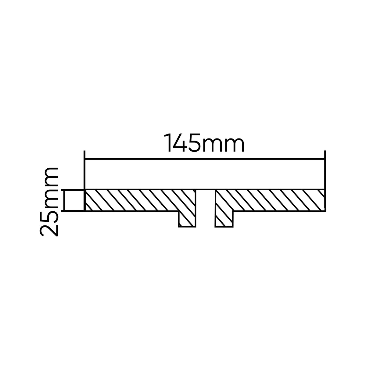 TAMPONE IN GOMMA PER PONTE SOLLEVATORE OMCN 145MM | 54491