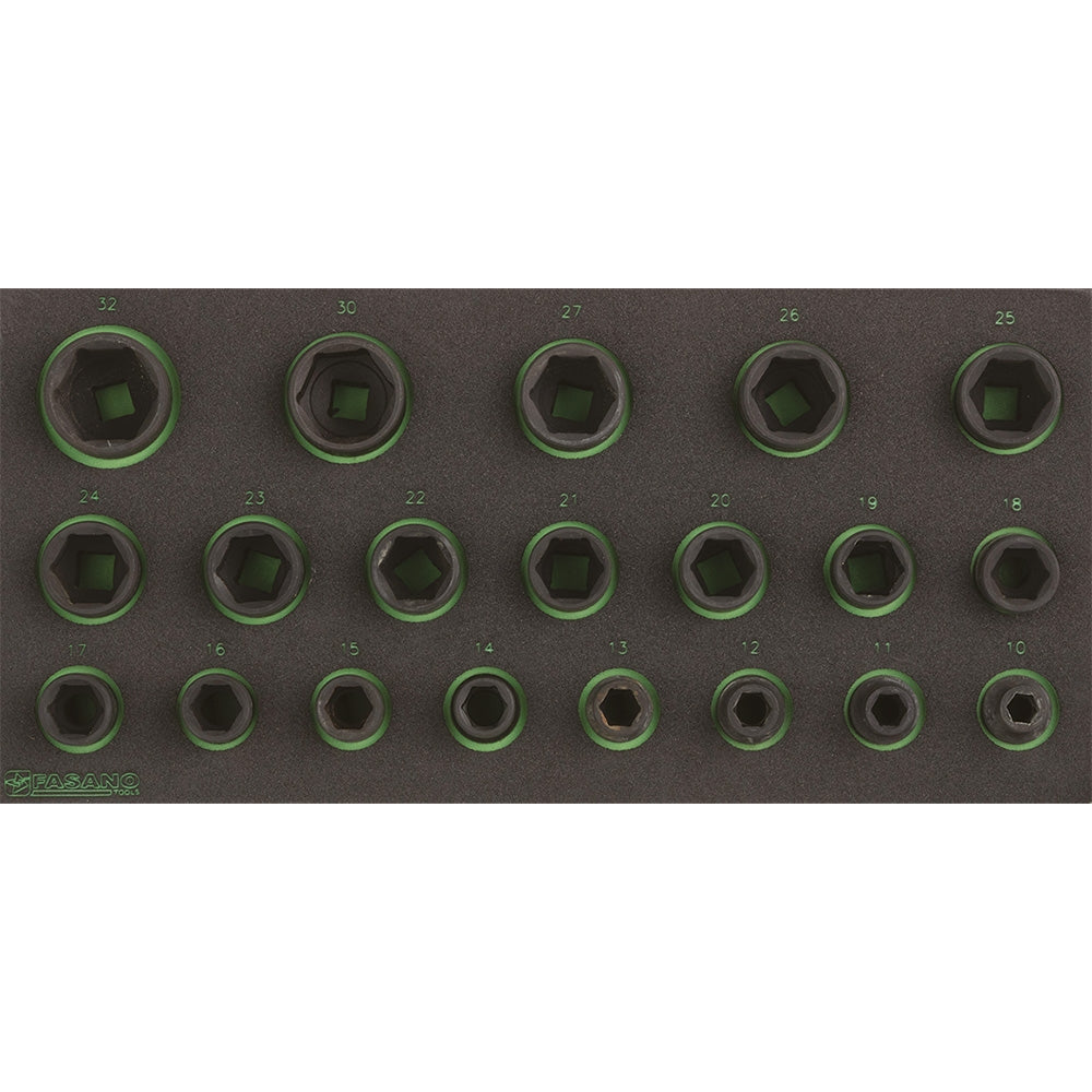 Modulo chiavi a bussola esagonali rinforzate - 1/2 | FG 100/23C