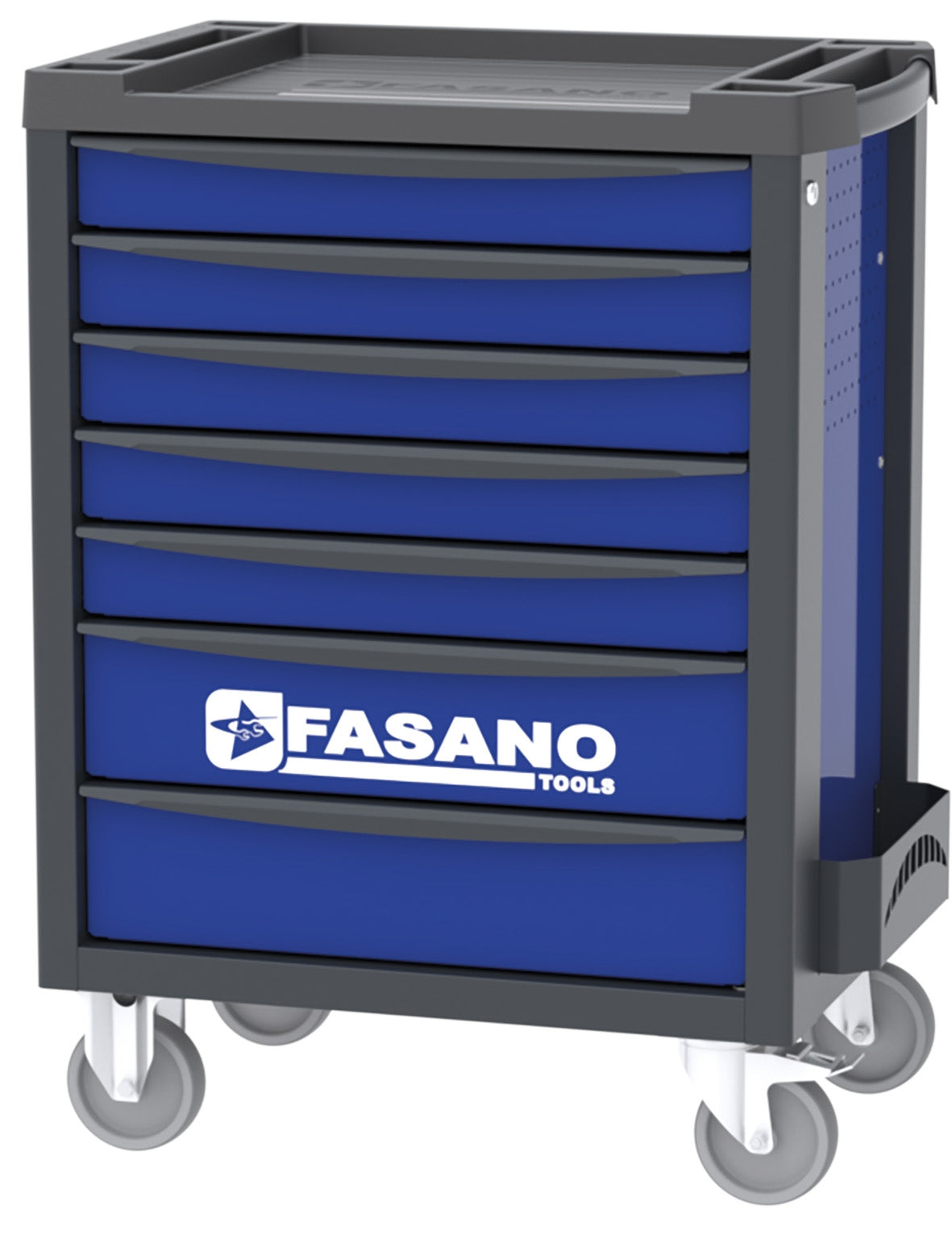 Carrello porta utensili mod. FG 100 con top in acciaio inox a 7 cassetti | FG 100V/7T