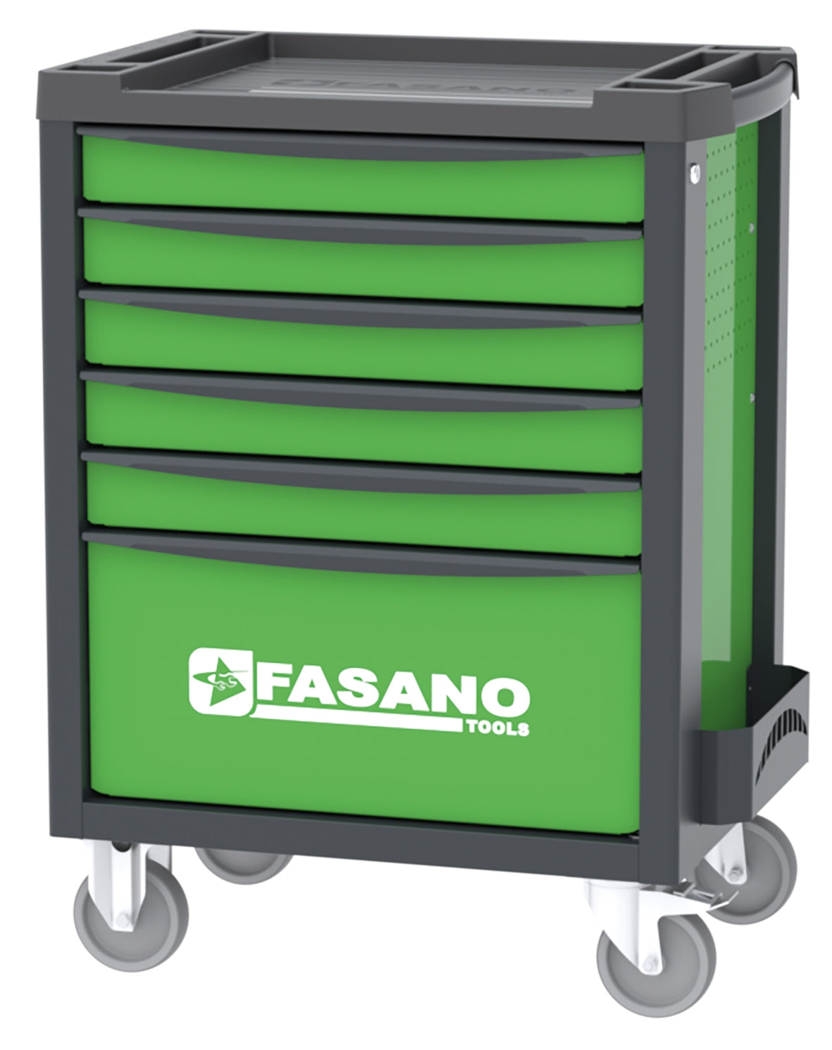 Carrello porta utensili mod. FG 100 con top in acciaio inox a 6 cassetti | FG 100V/6T