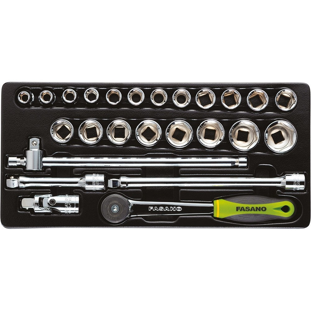 FG 102/21B Modulo chiavi a bussola esagonali e accessori - 1/2"