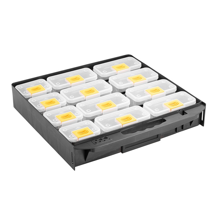 Box portaminuterie dotato di 12 contenitori asportabili. | FG 1440