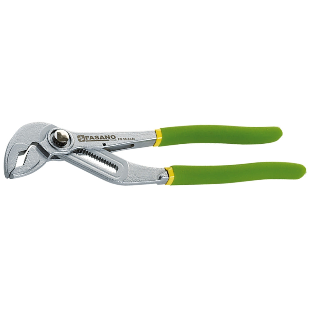 Pinza regolabile a cerniera chiusa con pulsante di sgancio rapido e manici rivestiti in doppio PVC anti-scivolo | FG 58/A240