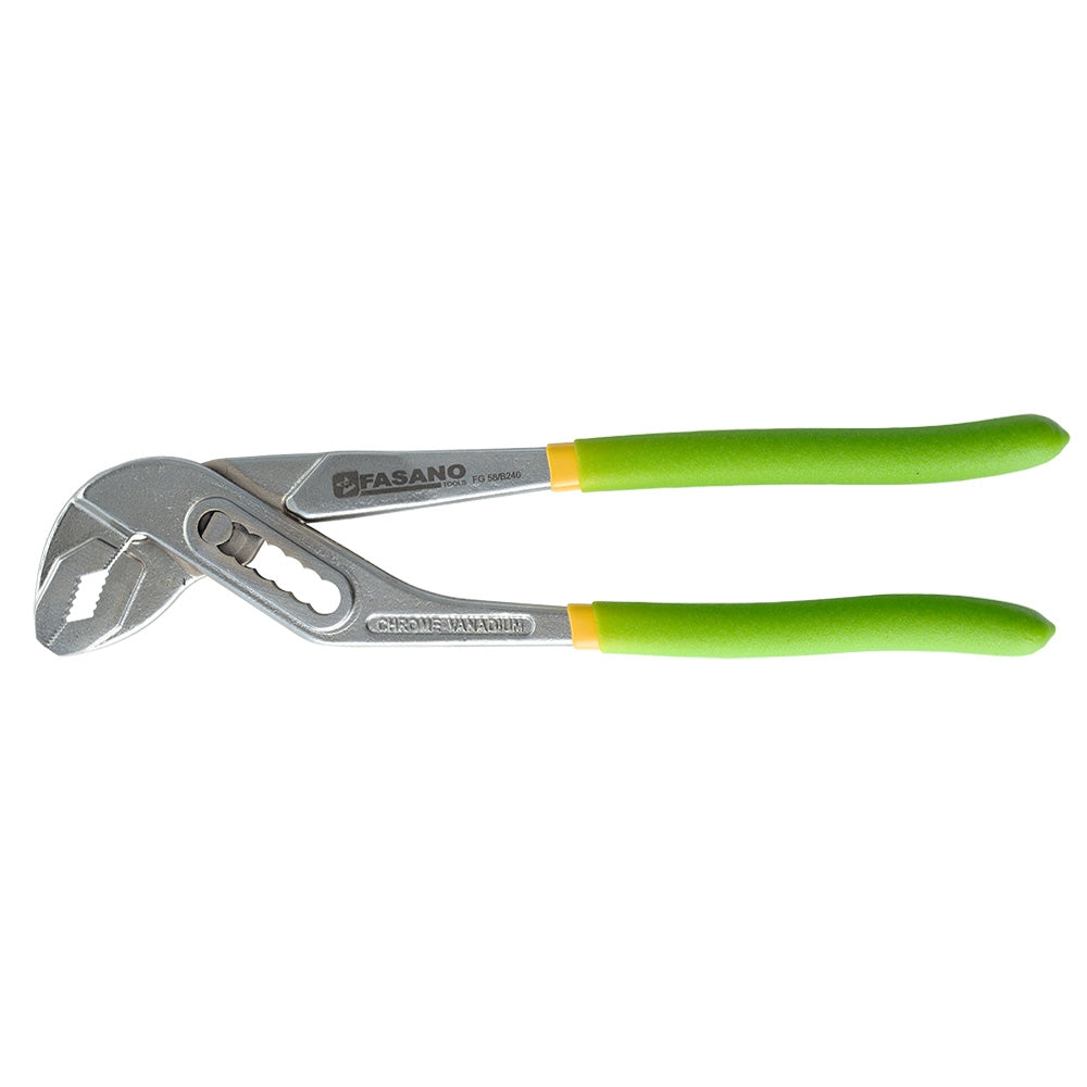 Pinza regolabile a cerniera chiusa con doppio dtrato di PVC antiscivolo | FG 58/B180