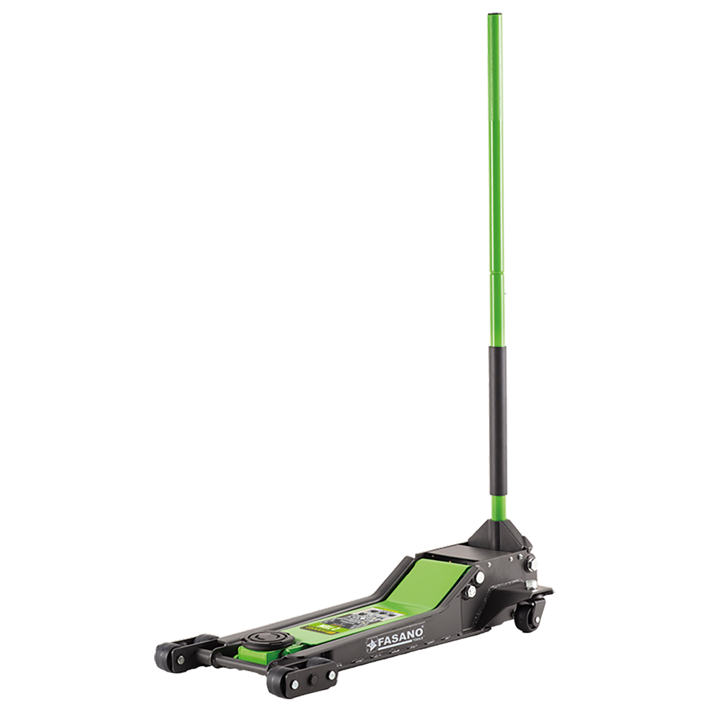 Sollevatore idraulico 2T - modello lungo e ribassato con doppie ruote anteriori basculanti | FG 721/2T