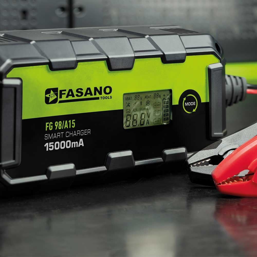 FG 98/A15 Caricabatterie e mantenitore di carica 6/12/24v