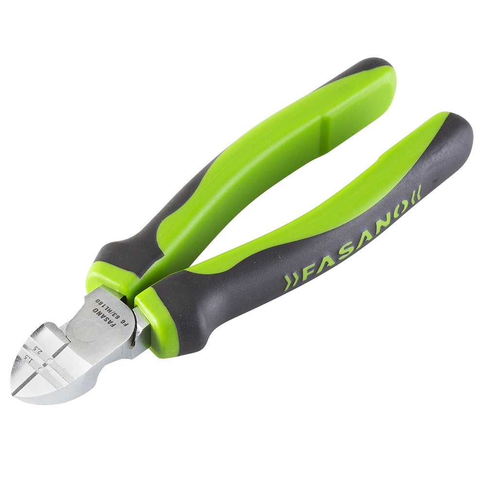 Tronchese a grande effetto a taglienti diagonali, dotato di incavi spellafili 1.5 e 2.5mm | FG 63/HL180