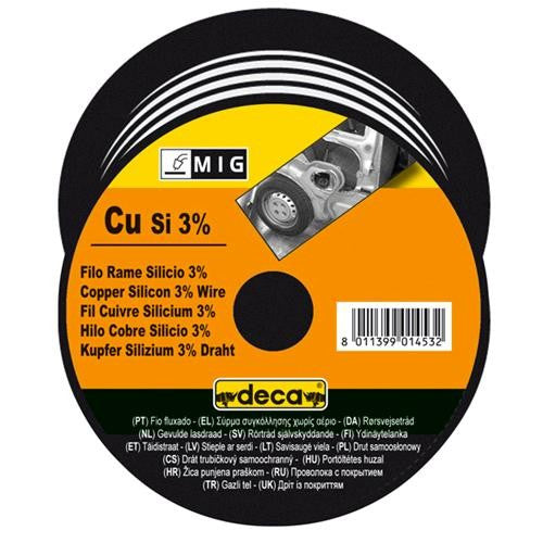 Bobina DECA Filo Rame / Silicio 3% Ø 0,8 mm (Kg 2) 010845