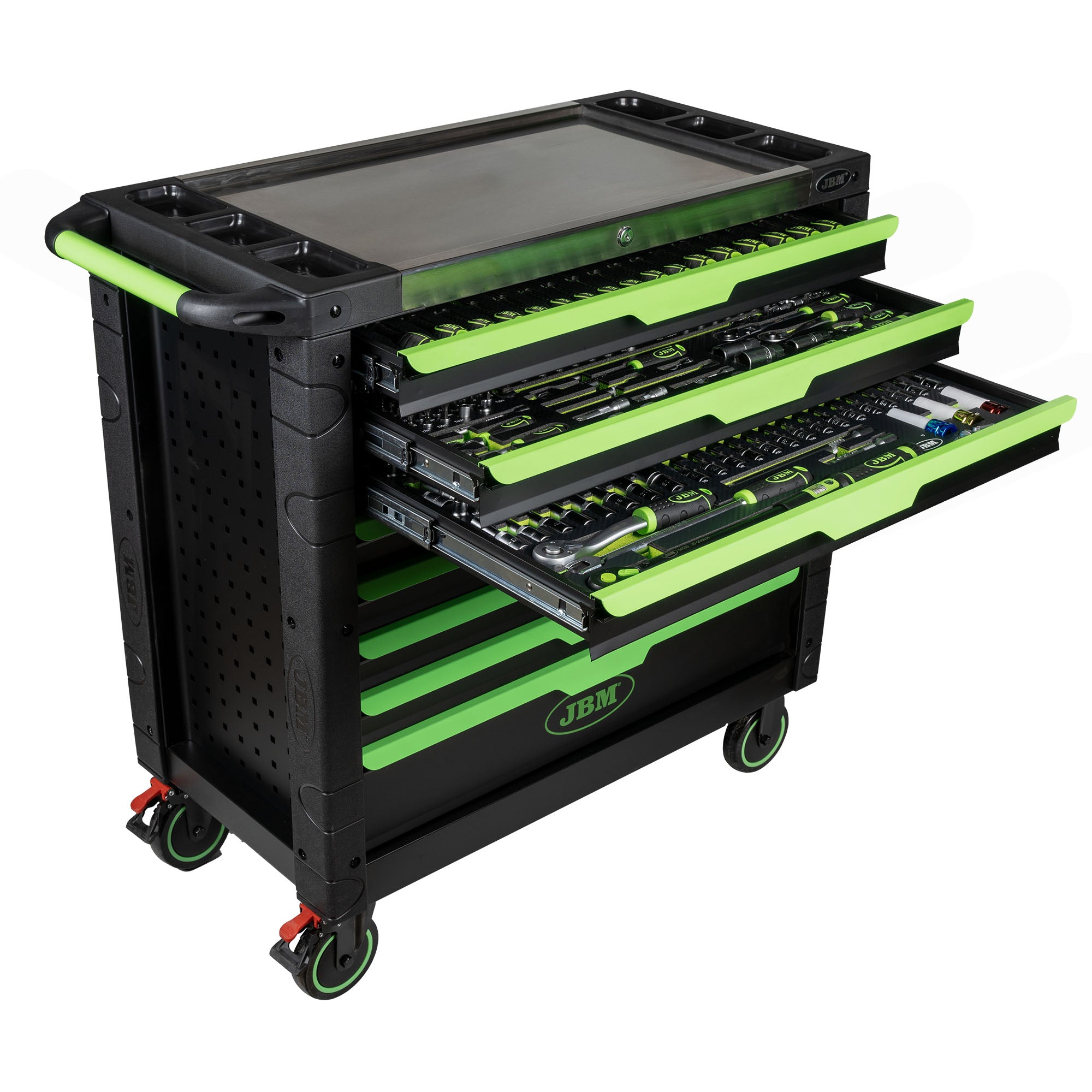 CARRELLO XL A 8 CASSETTI CON ASSORTIMENTO DI 468 PEZZI | 54688